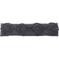 Kaia Tufted Draught Excluder - Charcoal