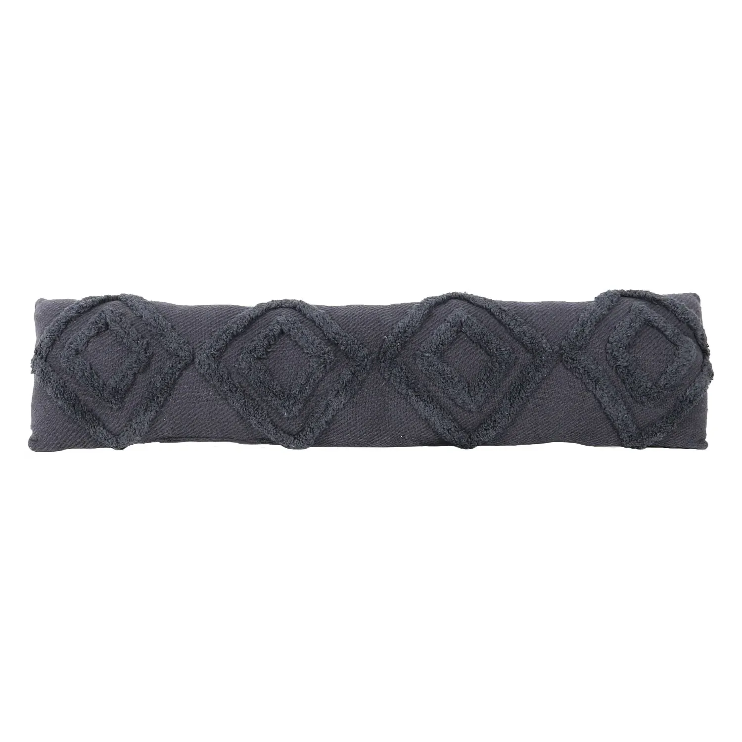 Kaia Tufted Draught Excluder - Charcoal