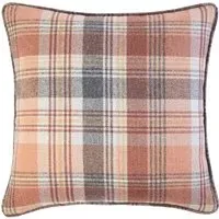 Kempton Cushion with Piped Edge - Rust