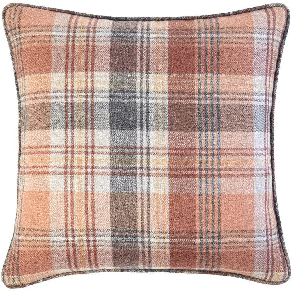 Kempton Cushion with Piped Edge - Rust image