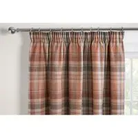 Kempton Thermal Curtain with Blackout - Rust