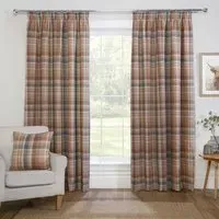 Kempton Thermal Curtain with Blackout - Rust