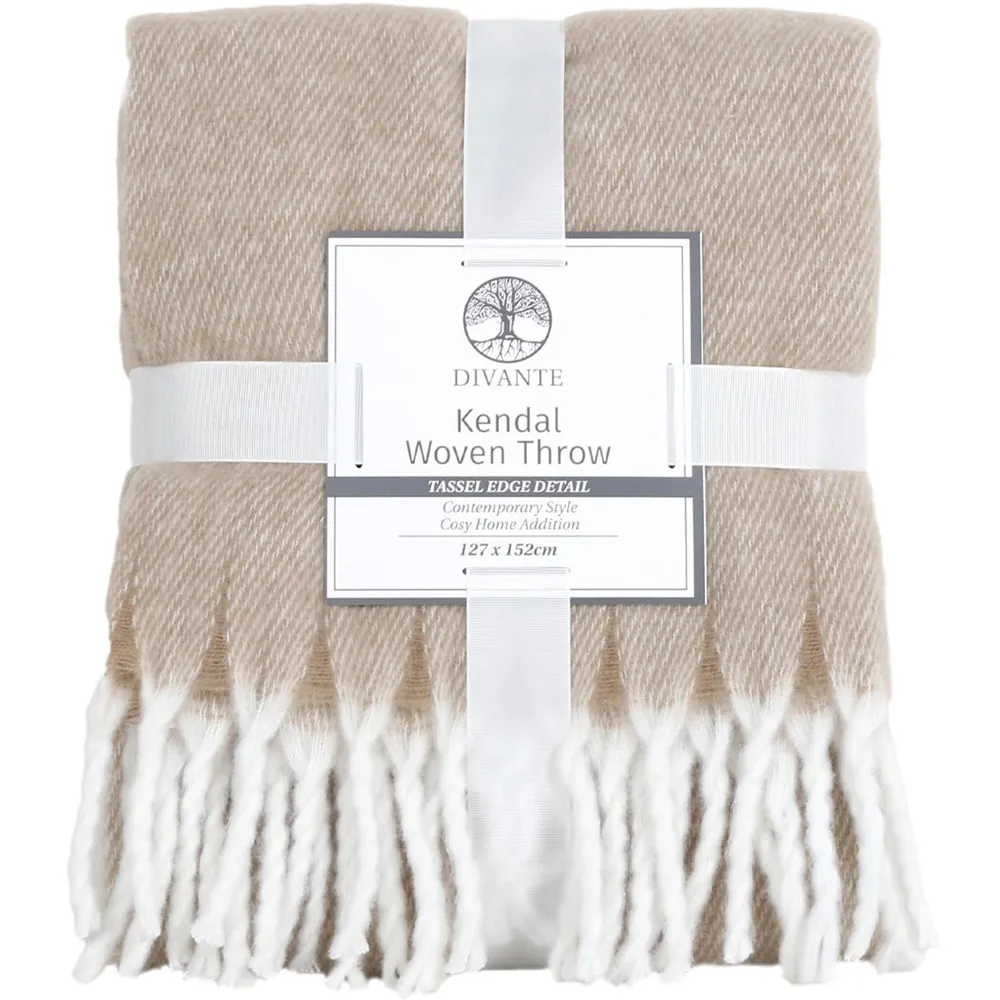 Kendal Woven Throw - Camel