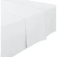 King Size Cotton Flat Sheet - White