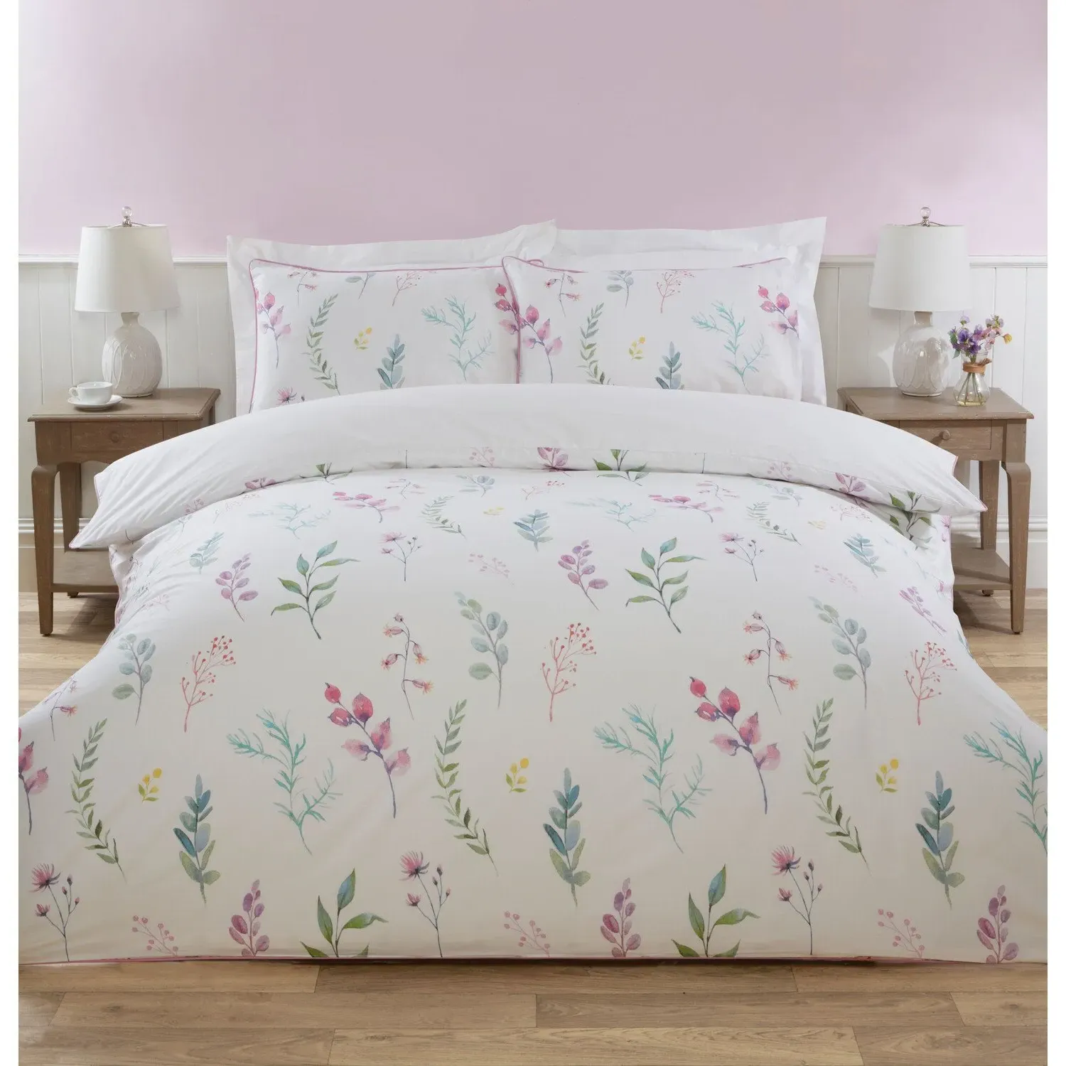 King Size Wildflowers Duvet Set - Multi image