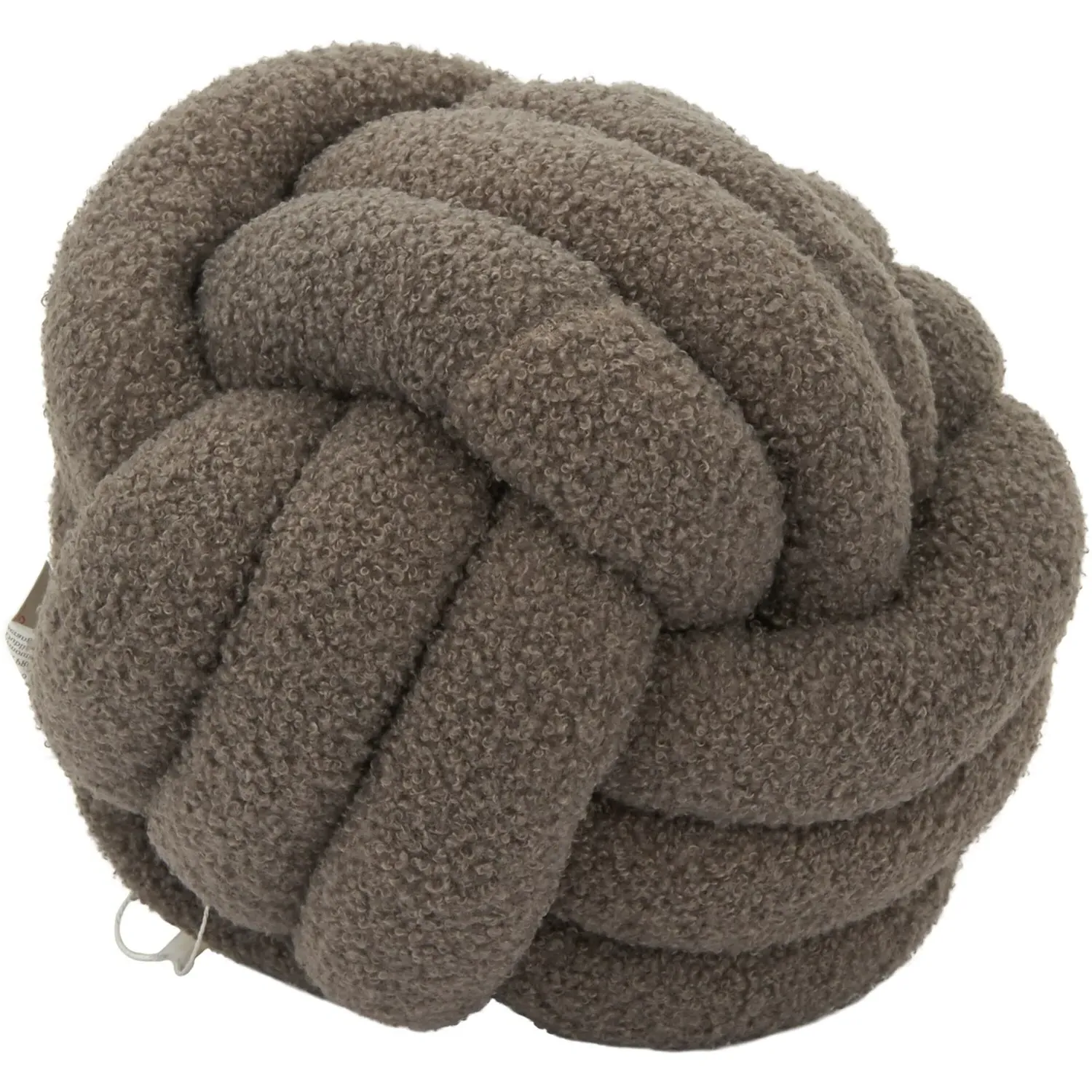 Knot Boucle Cushion - Charcoal