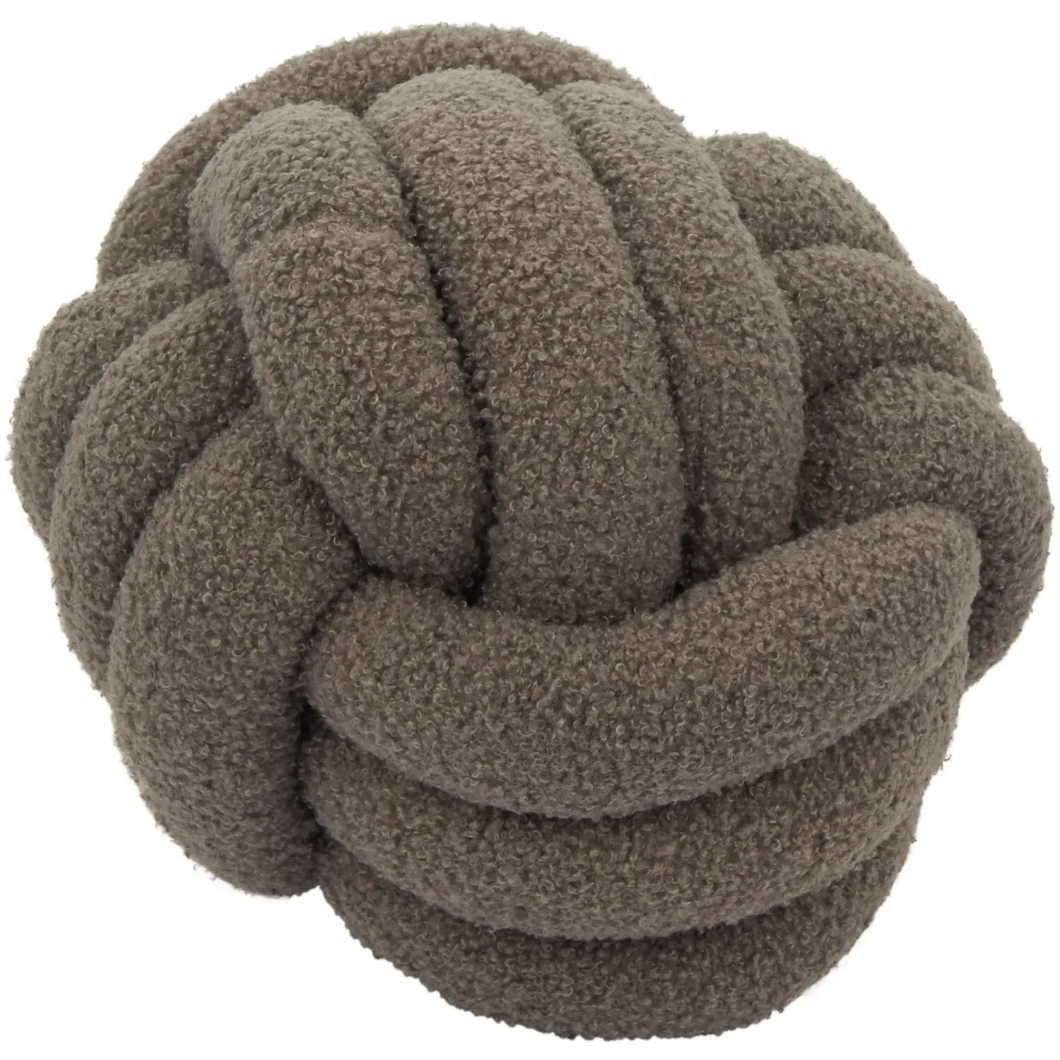 Knot Boucle Cushion - Charcoal image