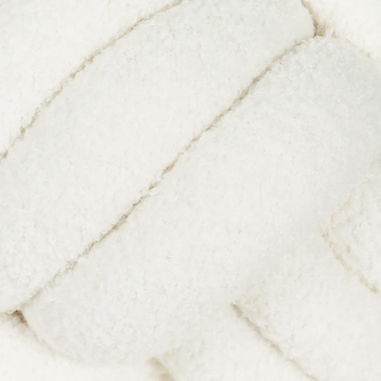 Knot Boucle Cushion - Ivory