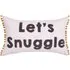 Lets Snuggle Pom Pom Cushion - Yellow, Linen Mix