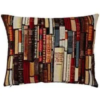 Library Book Cushion - Brown