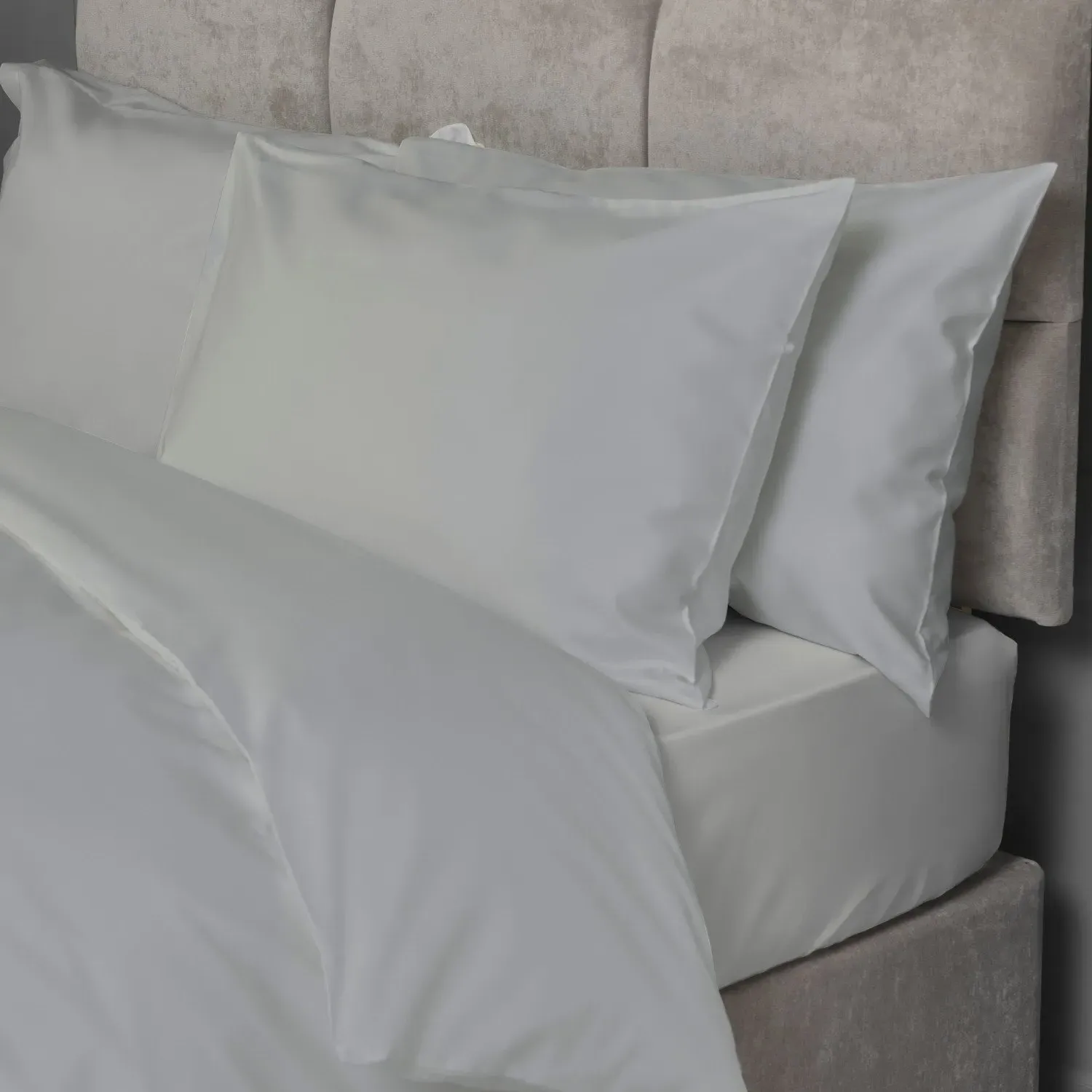 Luxe Cotton Pillowcase - Silver image