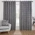 Maison Eyelet Curtain - Charcoal