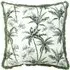 Malawi Palm Cushion with Fringe - Green