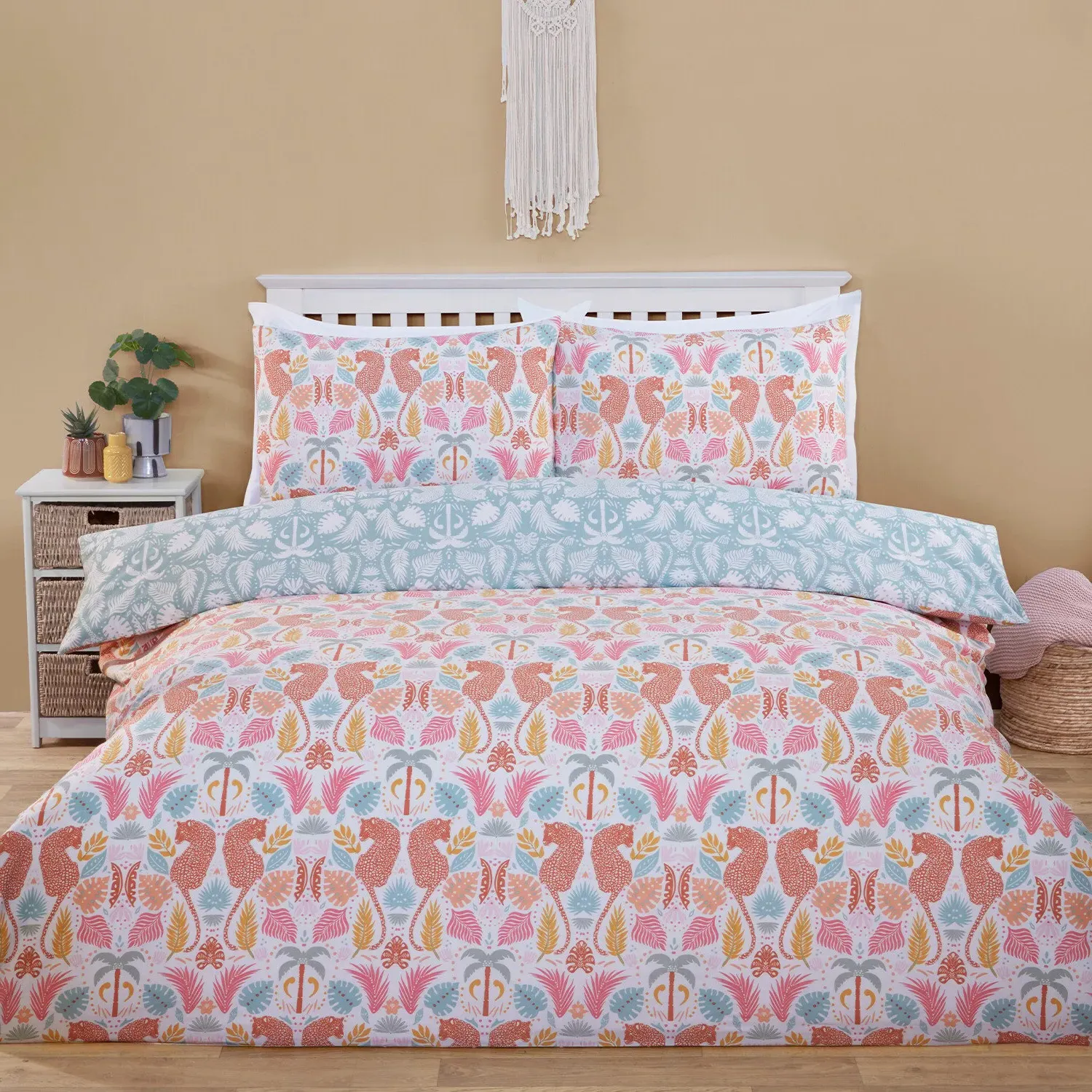 Mali Single Duvet Set - Multicolour, Polycotton