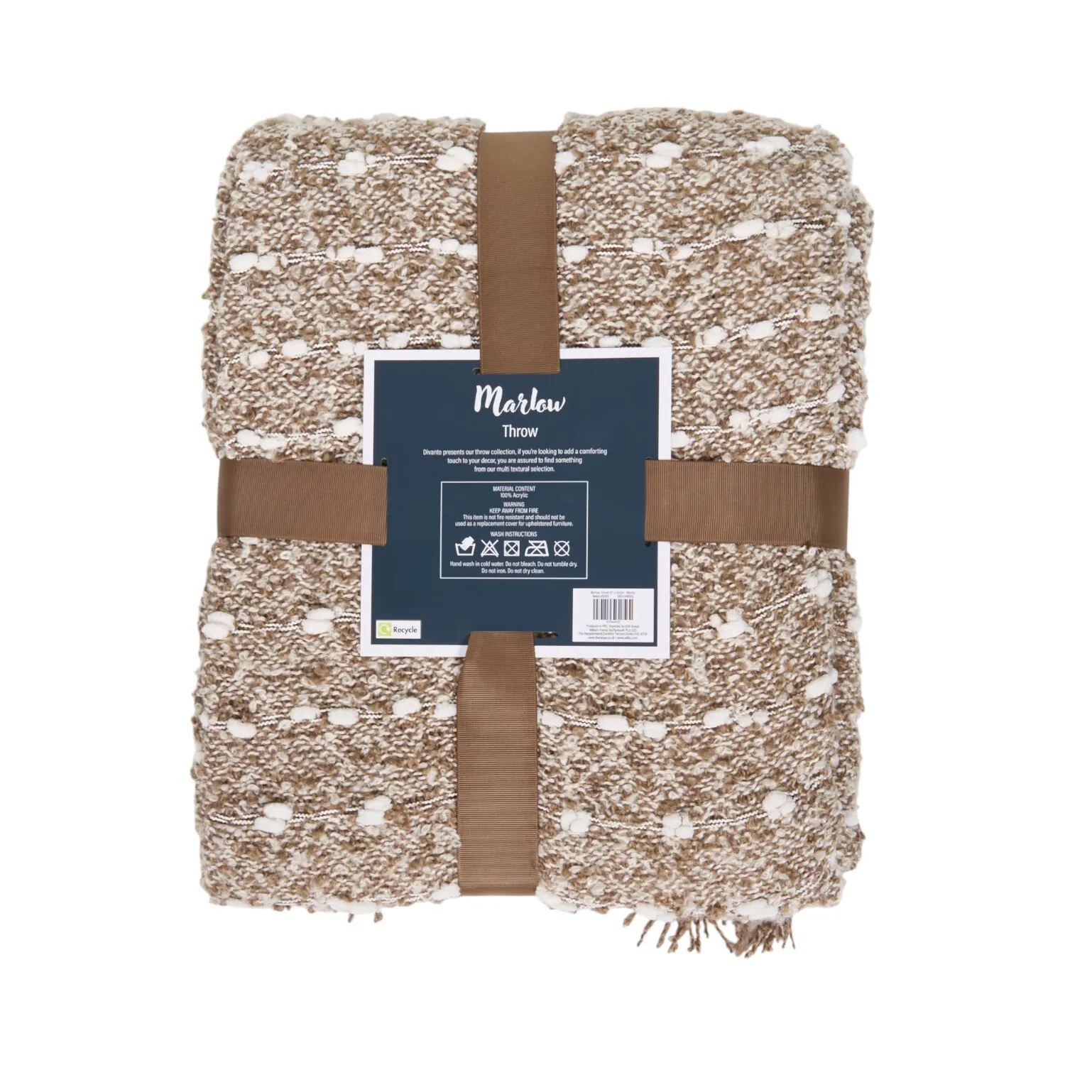 Marlow Woven Throw - Mocha