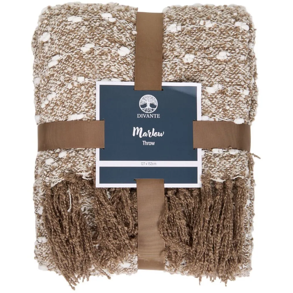 Marlow Woven Throw - Mocha image