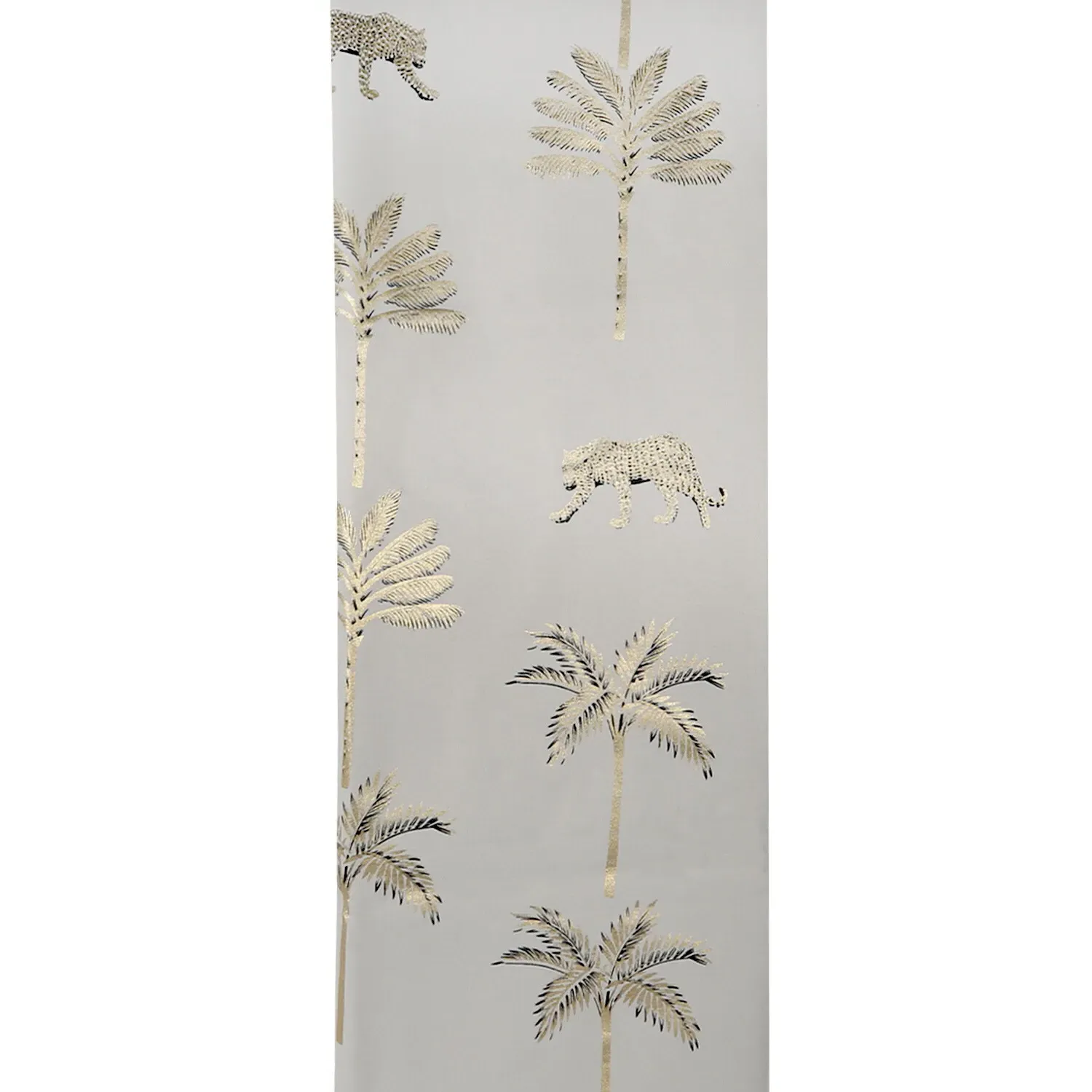 Maya Tropical Blackout Panel Curtain - Black