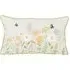Meadow Flowers Embroidered Cushion - Multicolour