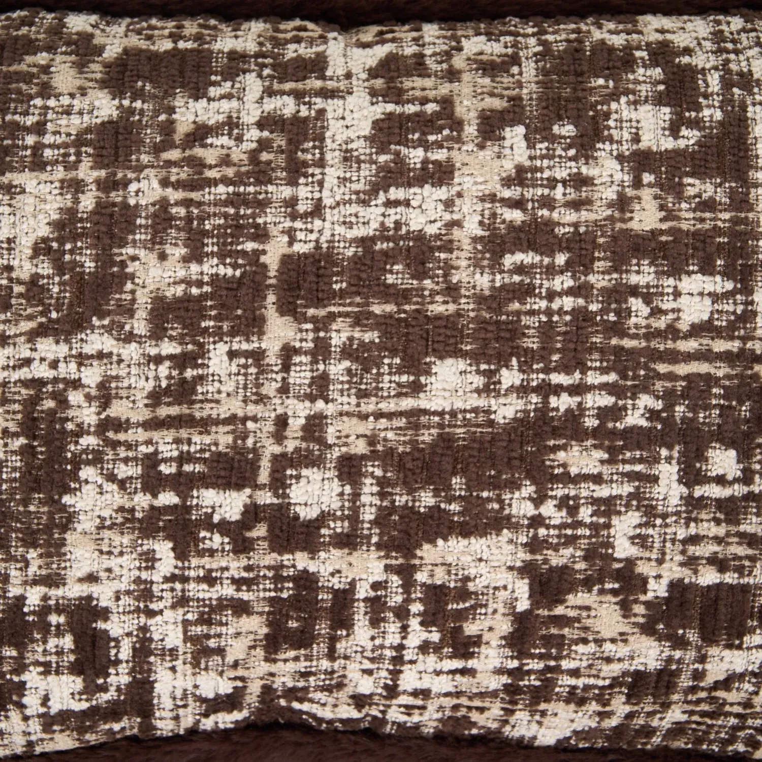 Milanna Chenille Cushion - Chocolate