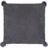 Montana Pom Pom Cushion - Charcoal