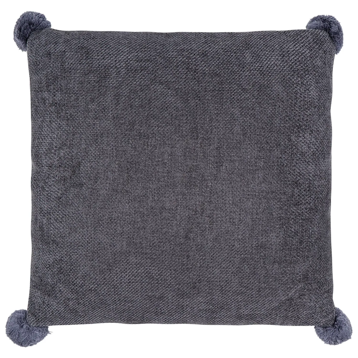 Montana Pom Pom Cushion - Charcoal image