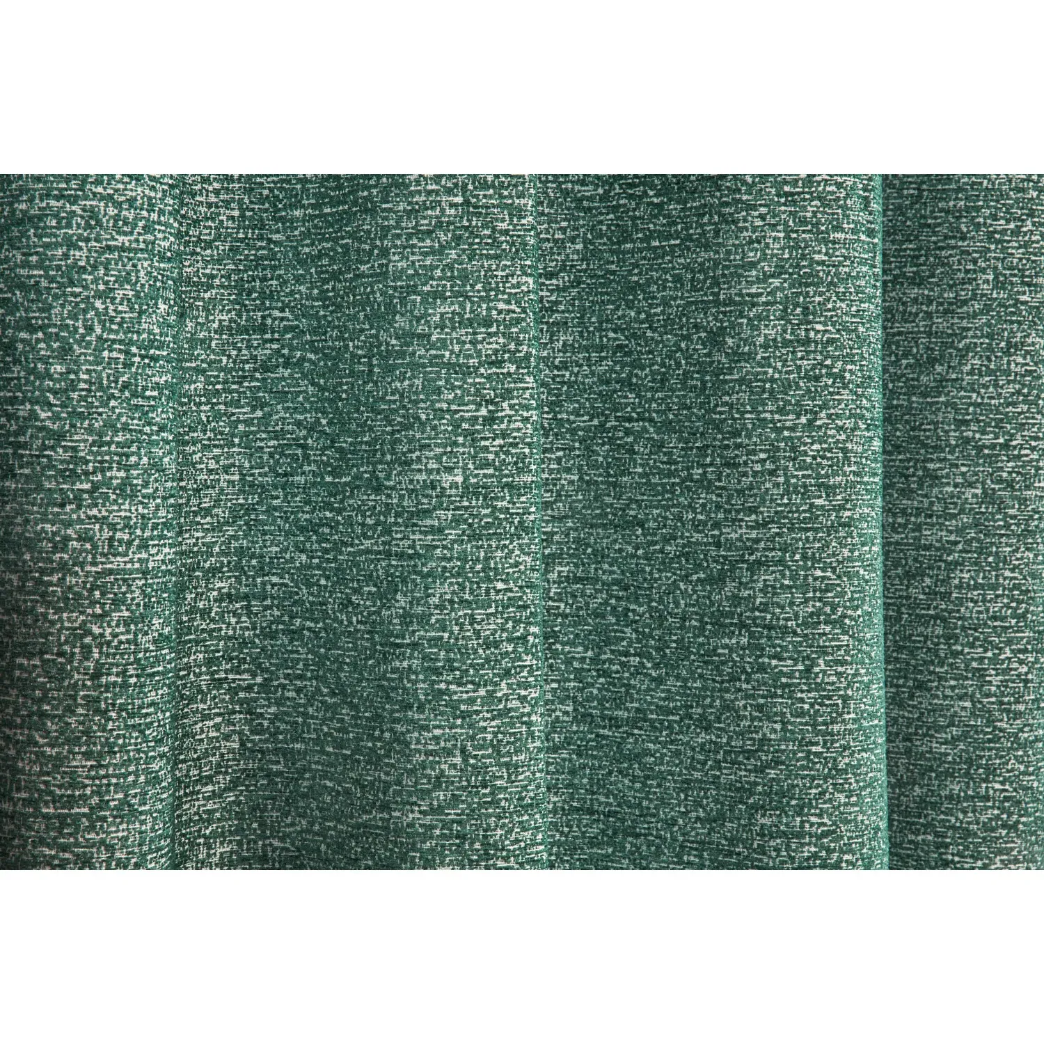 Montreal Chenille Taped Curtain - Green