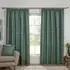 Montreal Chenille Taped Curtain - Green