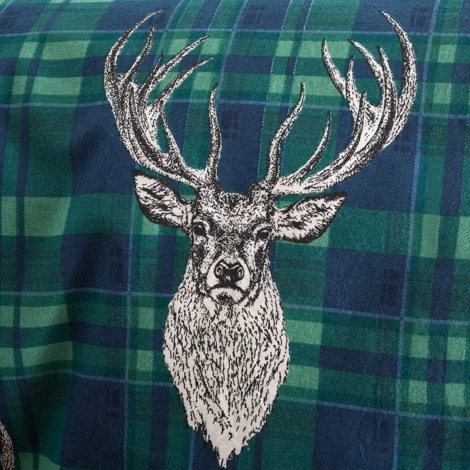 Moorland Double Duvet Set - Navy, Cotton