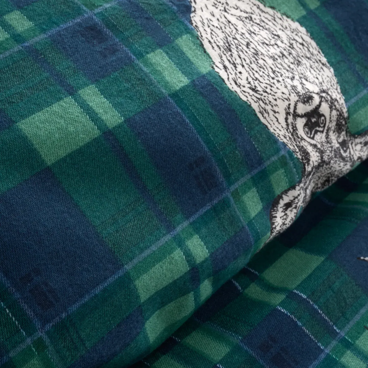 Moorland Double Duvet Set - Navy, Cotton