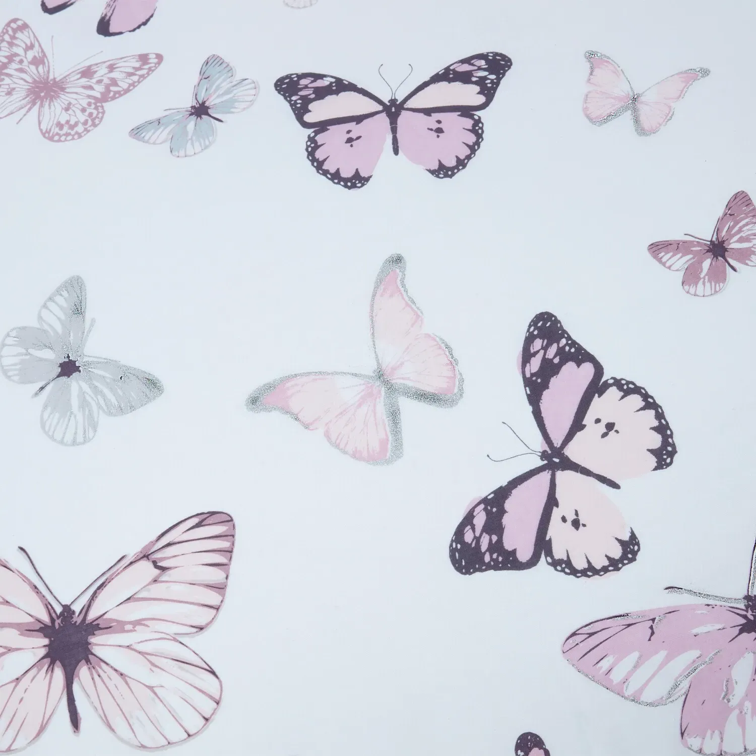 Neveah Single Butterfly Duvet Set - Multi, Polycotton