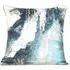 Octavia Abstract Cushion - Blue
