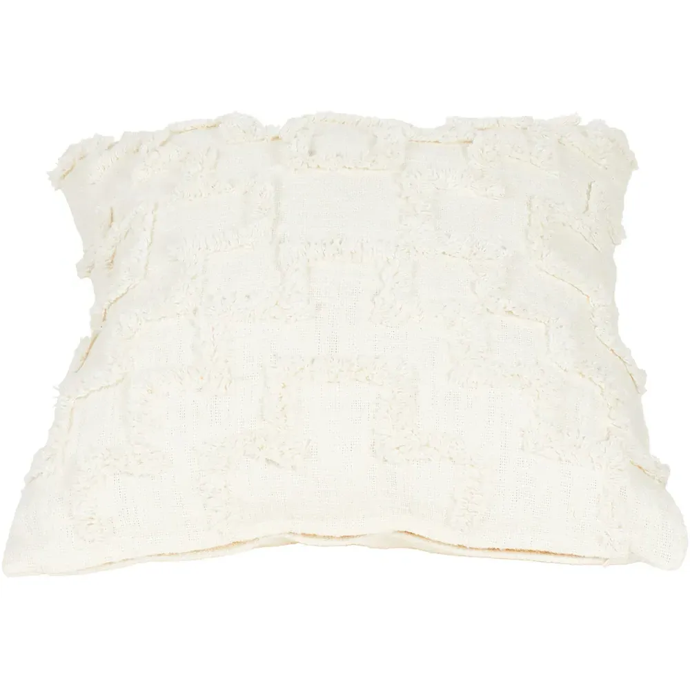 Ontario Tufted Cushion - Natural, Cotton