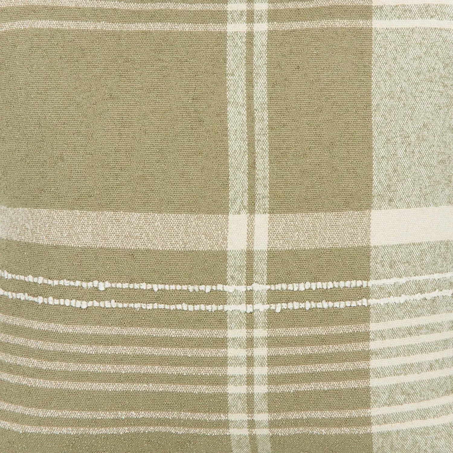 Osbourne Check Cushion - Green