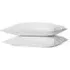 Pack of 2 Square Pillowcases - White, Cotton