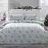 Pawfect Christmas Single Duvet Cover Set - Grey