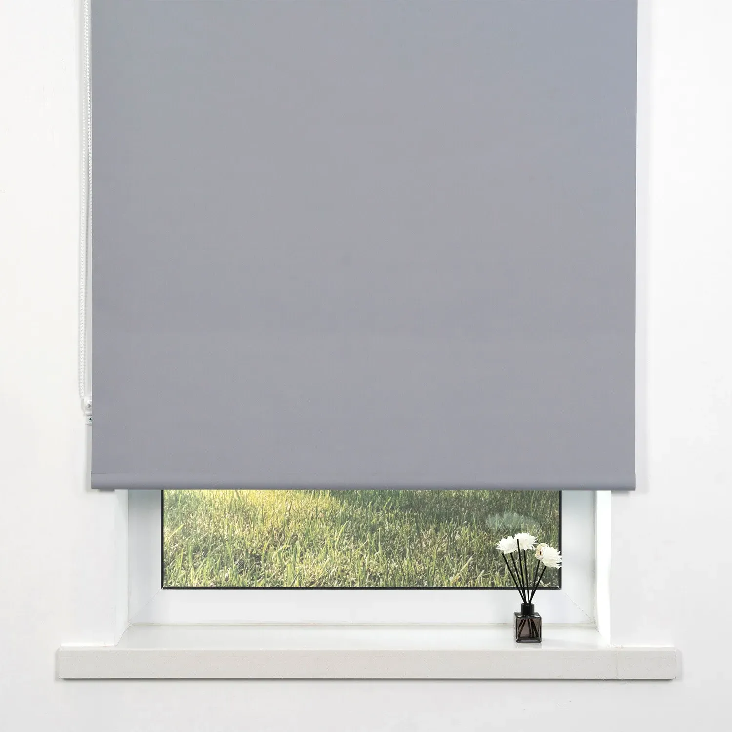 Plain Blackout Roller Blind - Cloud Grey
