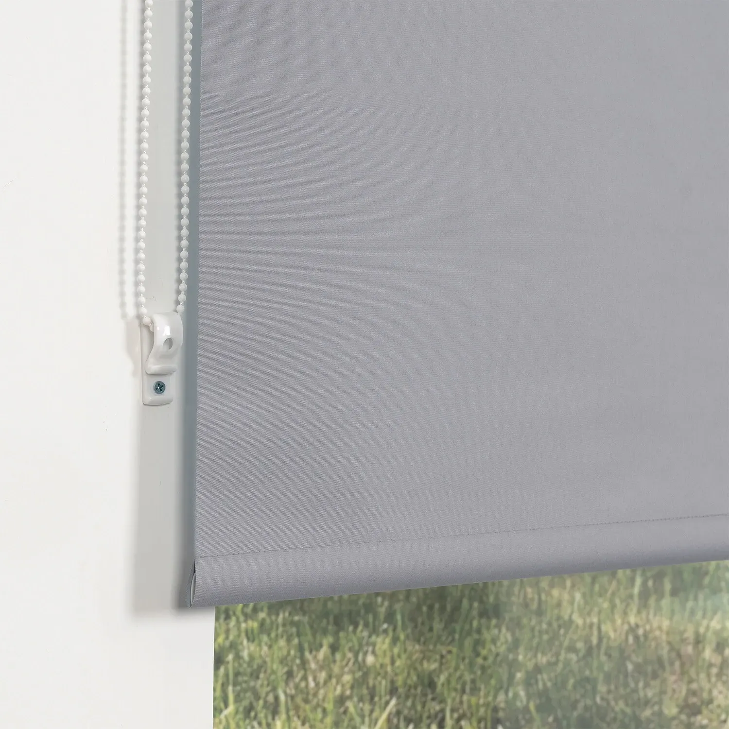 Plain Blackout Roller Blind - Cloud Grey