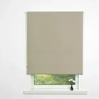 Plain Blackout Roller Blind - Fawn