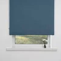 Plain Blackout Roller Blind - Teal