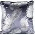 Plume Feather Cushion - Charcoal, Velvet