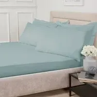 Polycotton King Fitted Sheet - Duck Egg