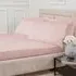 Polycotton King Size Fitted Sheet - Blush