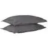 Polycotton Oxford Pillowcases - Charcoal