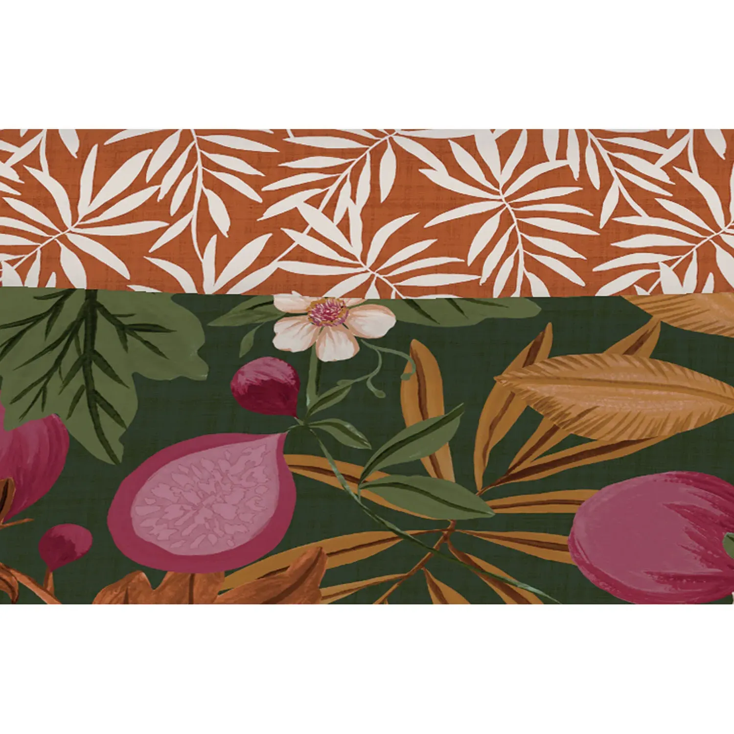 Pomona Fig Double Duvet Set - Multicolour, Cotton