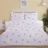 Positano Super King Waffle Duvet Set - White, Yellow