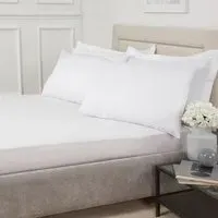 Pure Indulgence Double Fitted Bed Sheet - White, Cotton