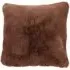 Rabbit Faux Fur Cushion - Mocha