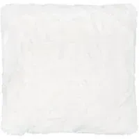 Rabbit Faux Fur Cushion - White