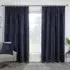 Rennes Chenille Taped Curtain 229 x 229cm - Navy