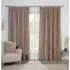 Rennes Chenille Taped Curtains - Mink